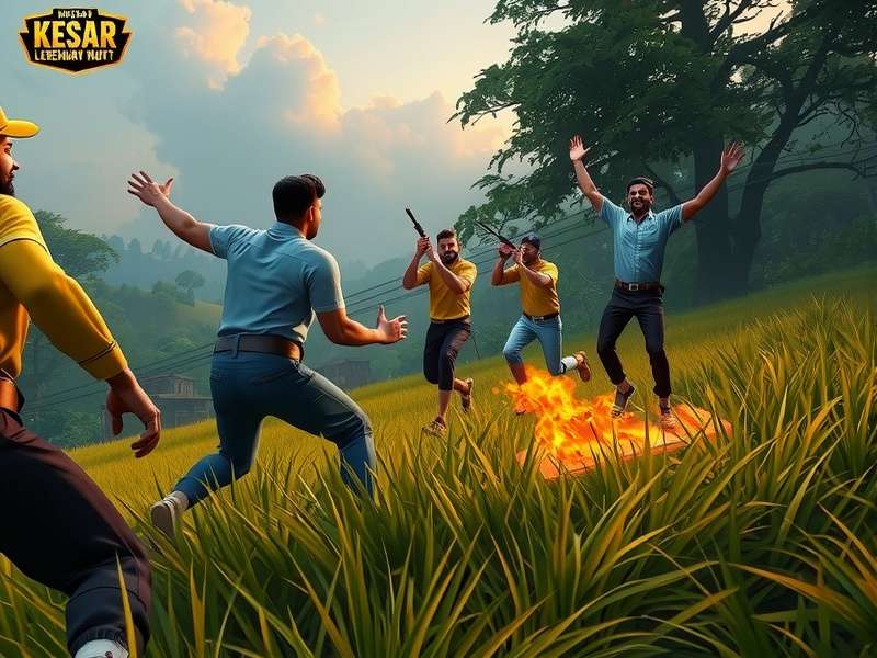 Indian Players Celebrating Victory in Kesar Legendary Hunt